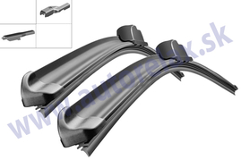 Stierače BOSCH Aerotwin A 641 S, sada (725/625 mm) 3397007644